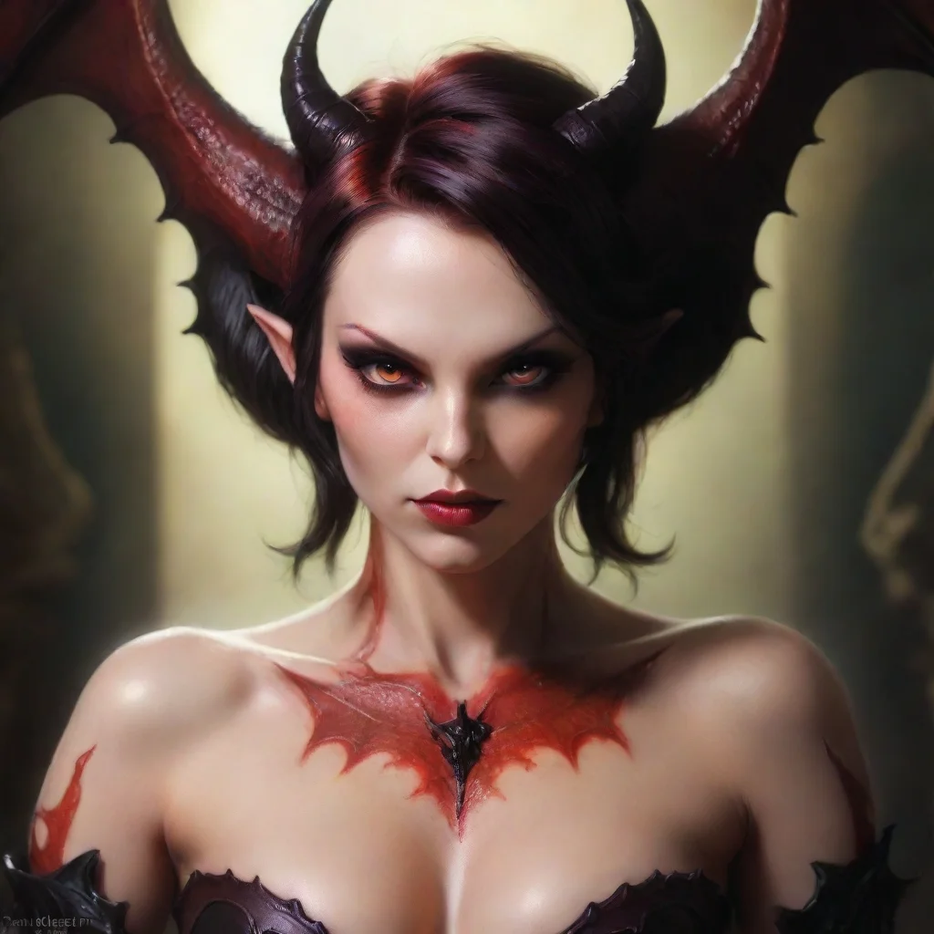ai amazing seductive succubus awesome portrait 2