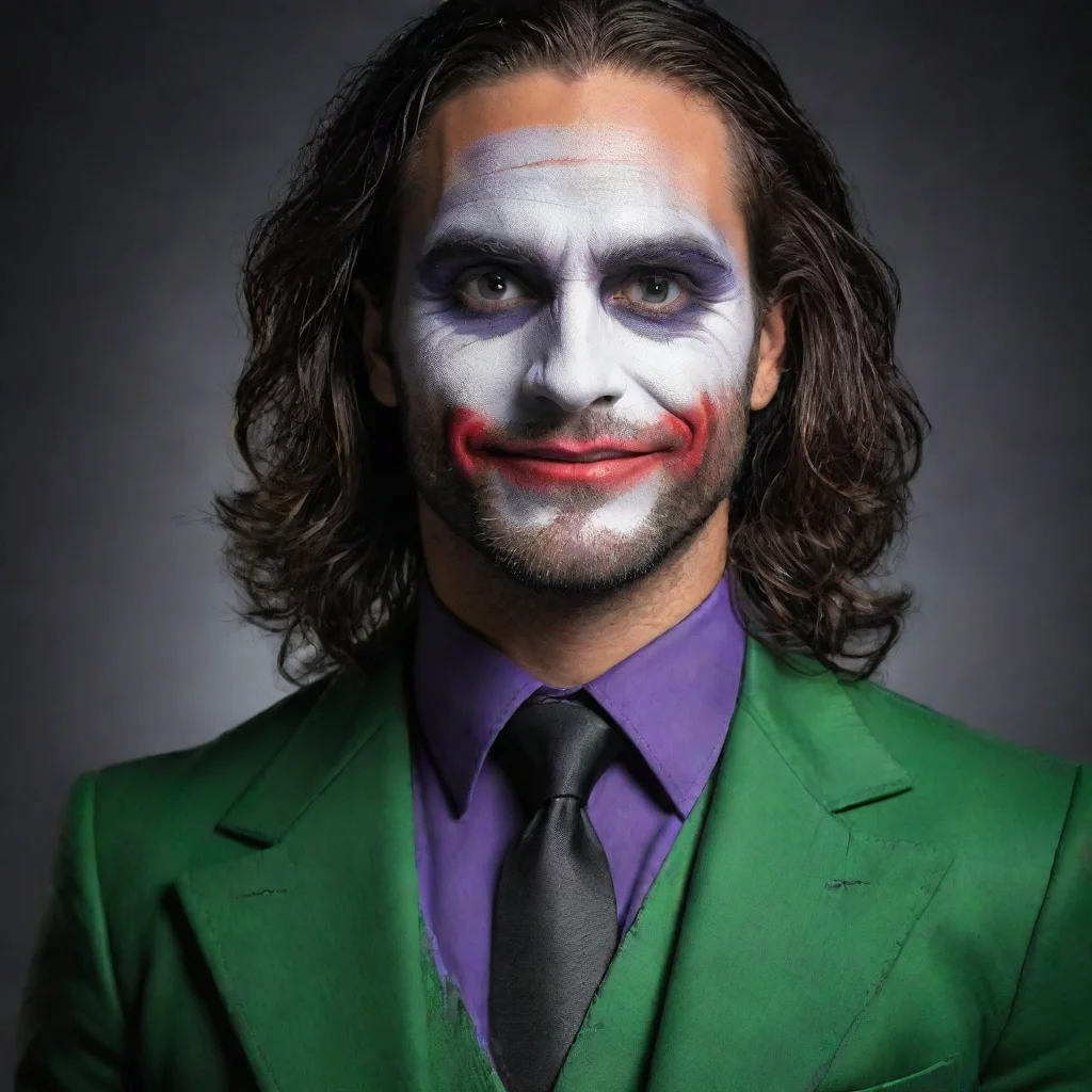  amazing seth rollins as jokerawesome portrait 2