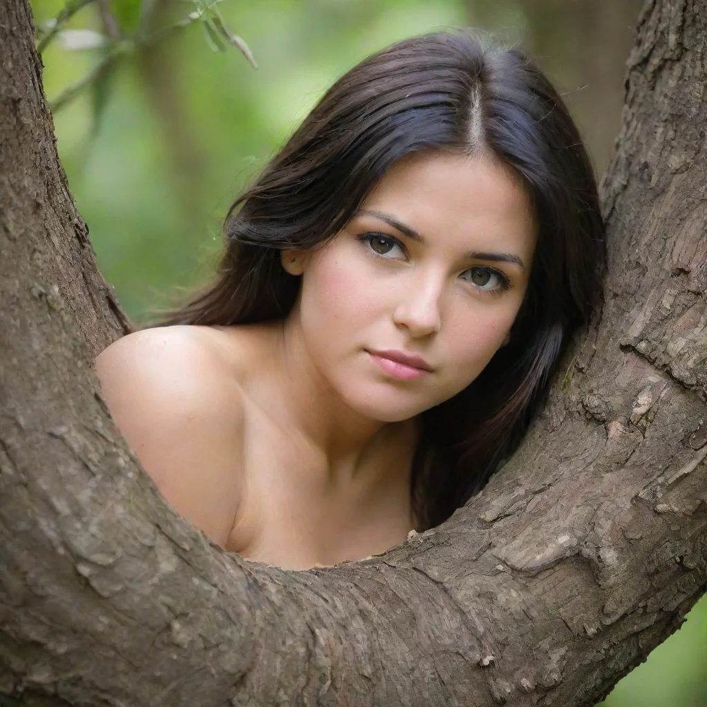 ai amazing sheena resting on a tree awesome portrait 3