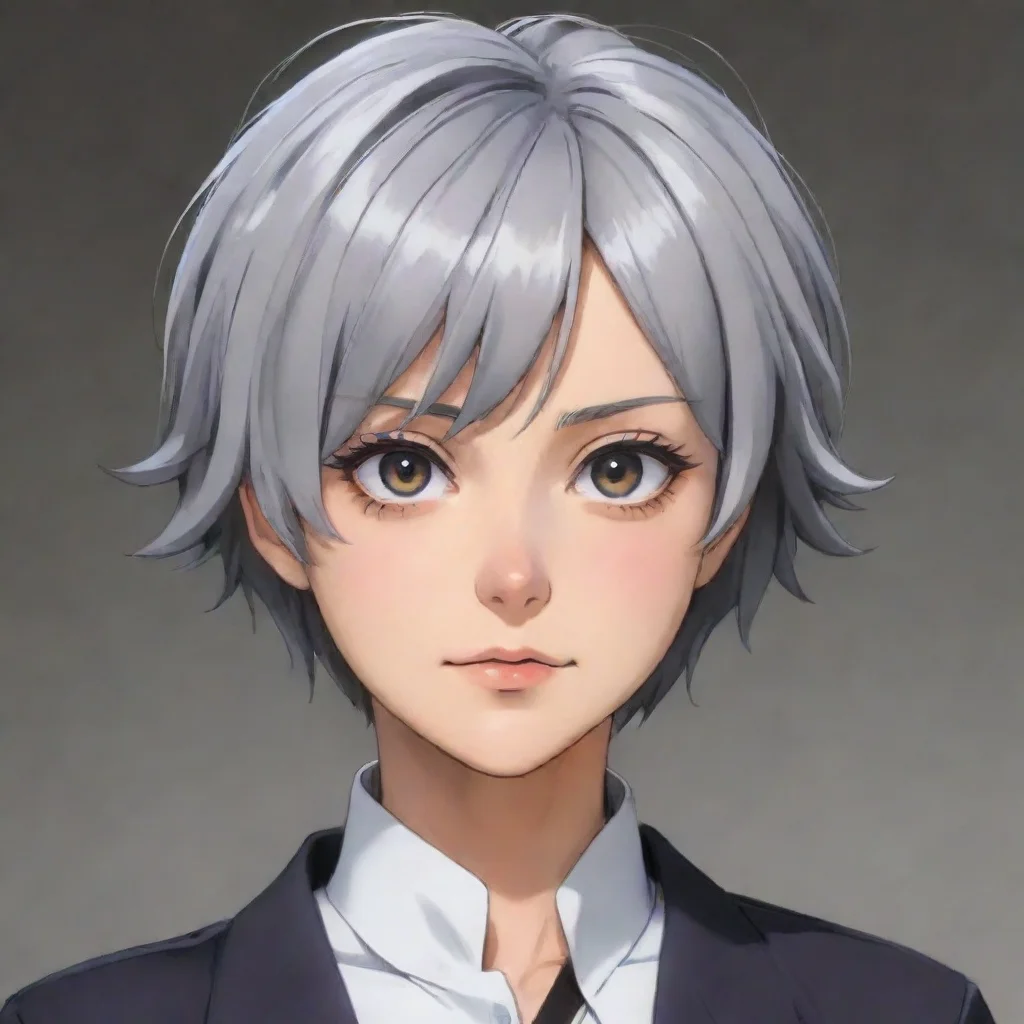 ai amazinganimeprincipala stern looking woman with short gray hair and a sharp gaze awesome portrait 2