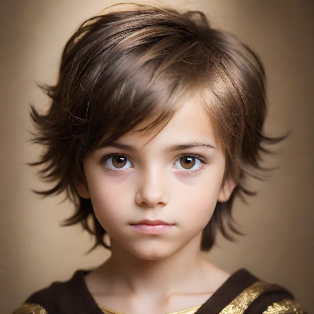 amazingboy hair brown and eyes gold miraculous awesome portrait 2