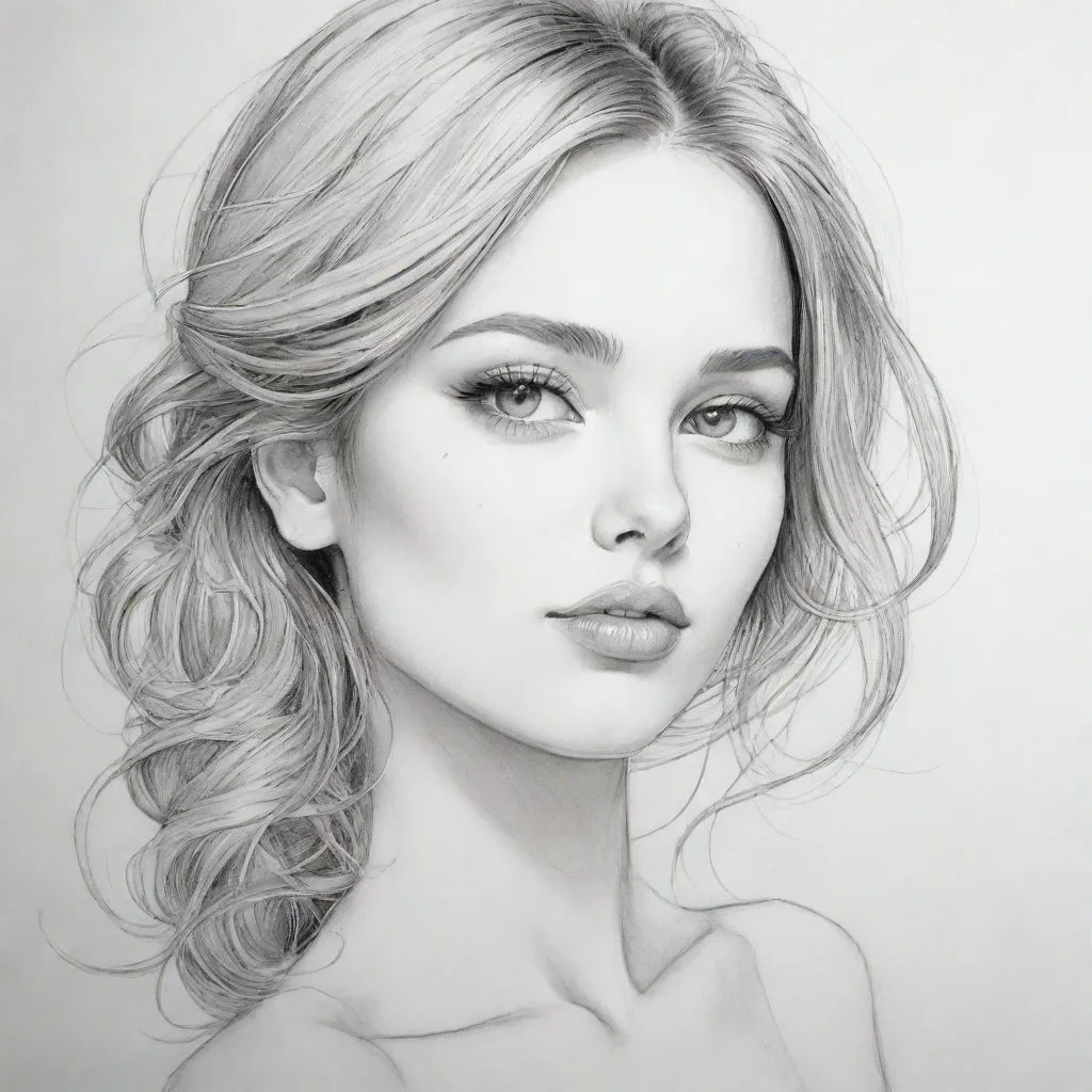 ai amazingline art feminine awesome portrait 2