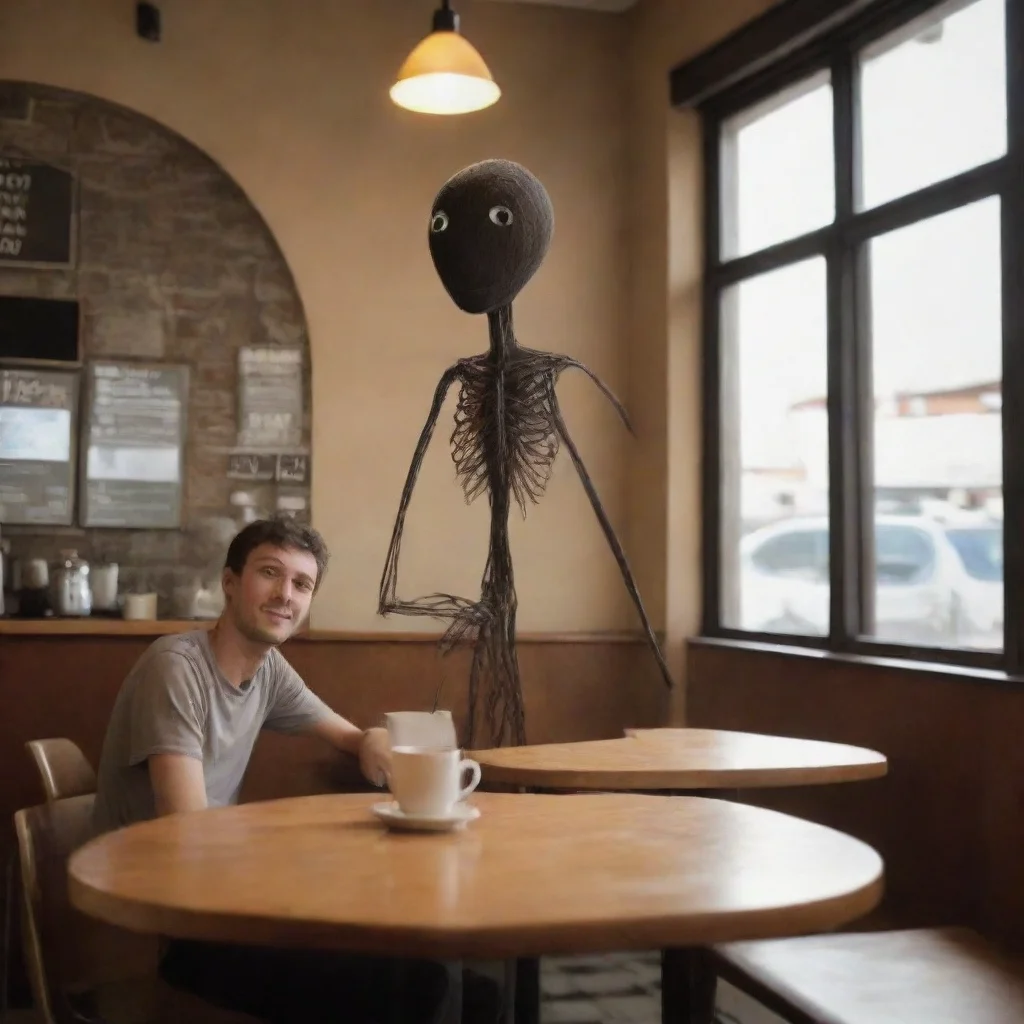 ai amazingstickman tomando cafe awesome portrait 2 tall