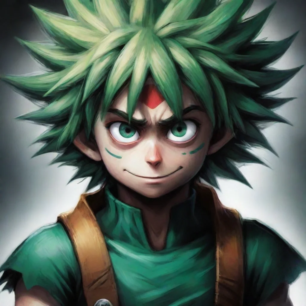 ai amazingvillain deku awesome portrait 2