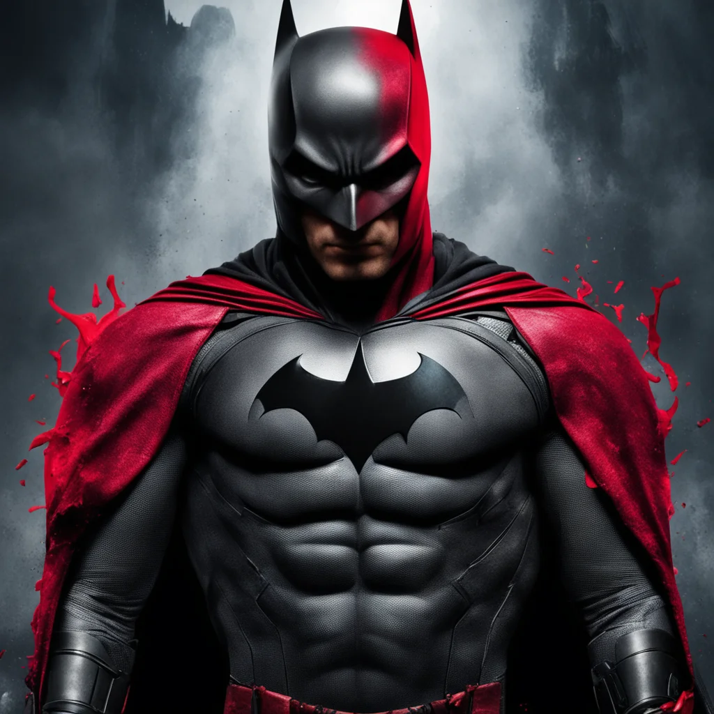 batman film poster with red hood