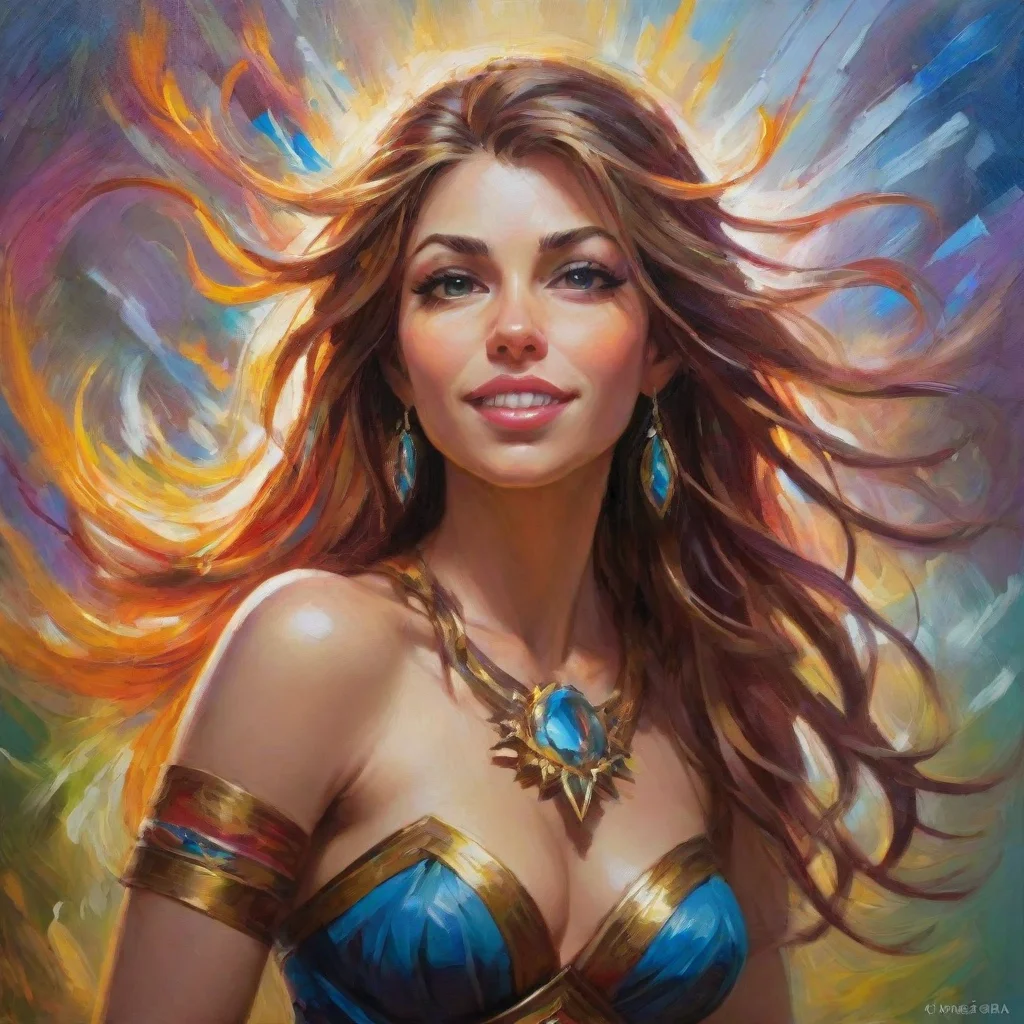ai confident engaging wow art
