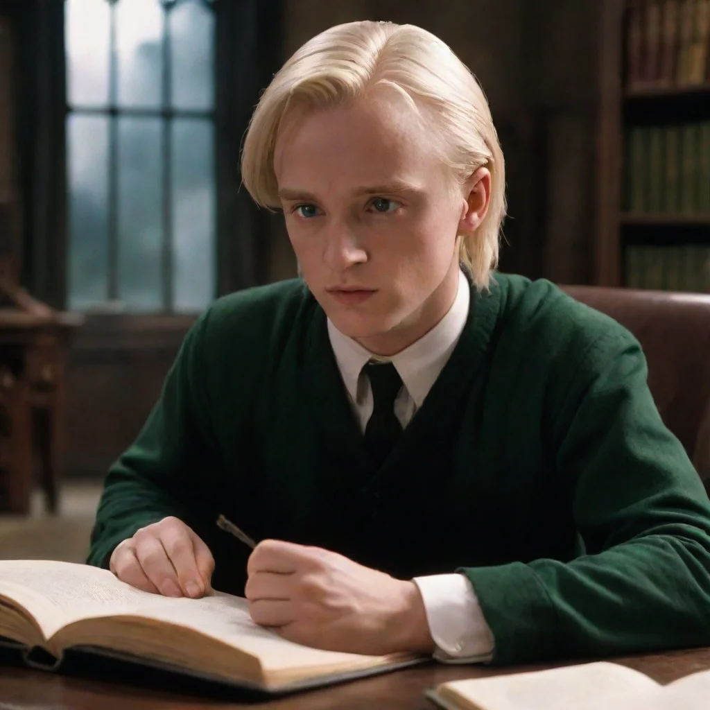 ai draco malfoy avoiding eye contact