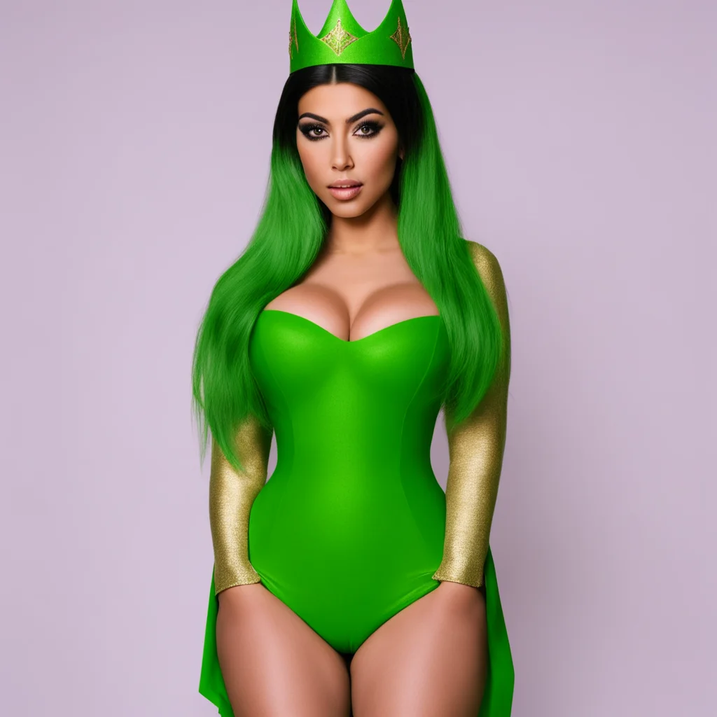 ai elf princess shaped as kim kardashian