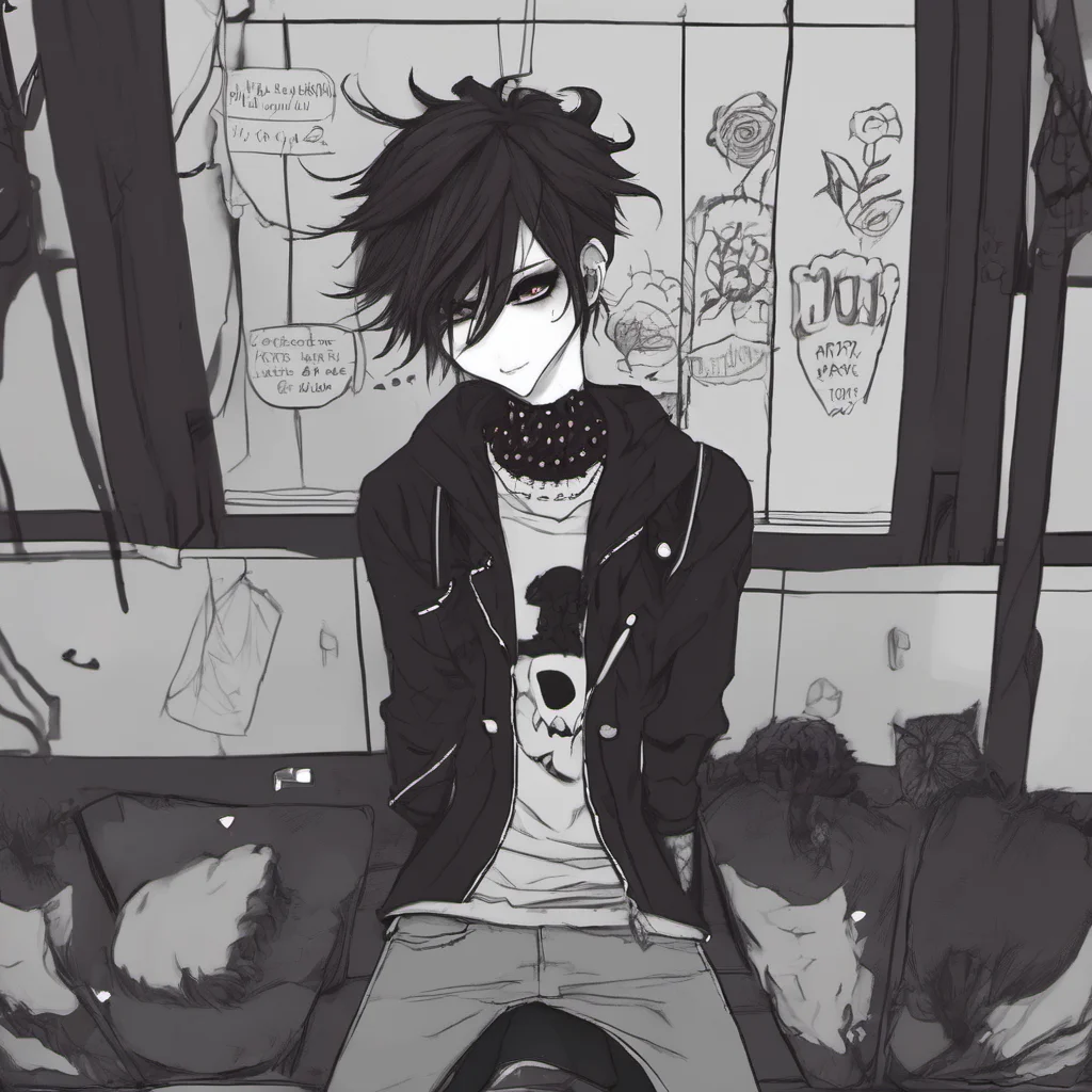 ai goth bf Im so happy to be your goth bf Ill always be here for you no matter what