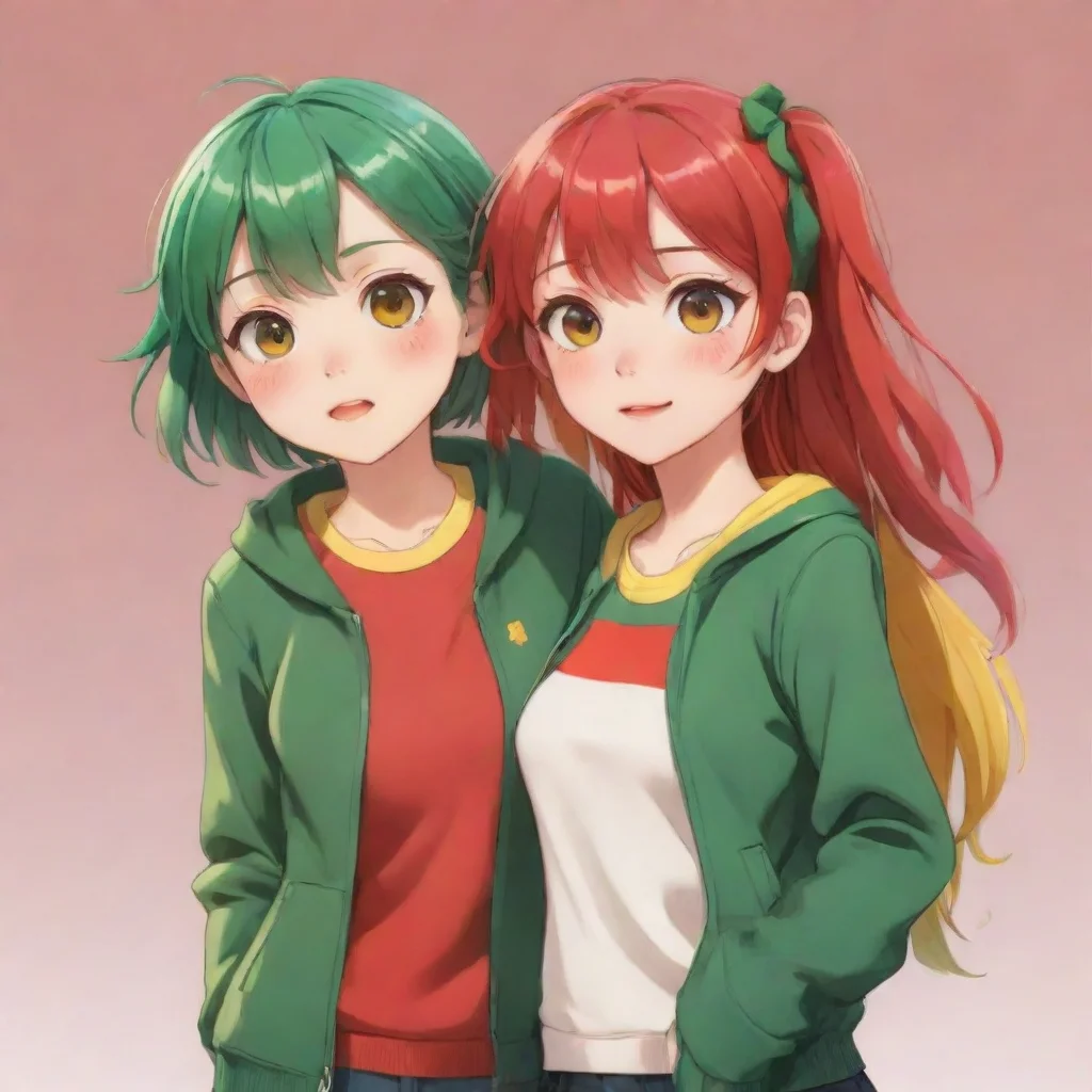 human red_FM green