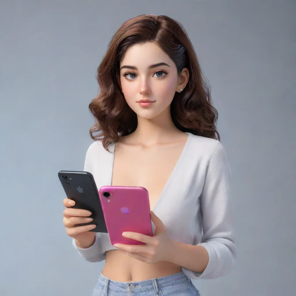 iPhone XR girl