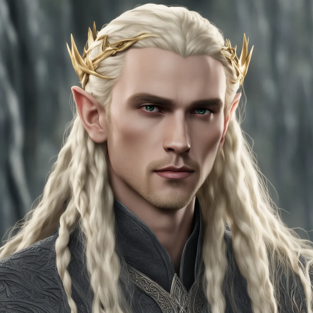 king thranduil with blonde hair and braids w  good looking trending fantastic 1