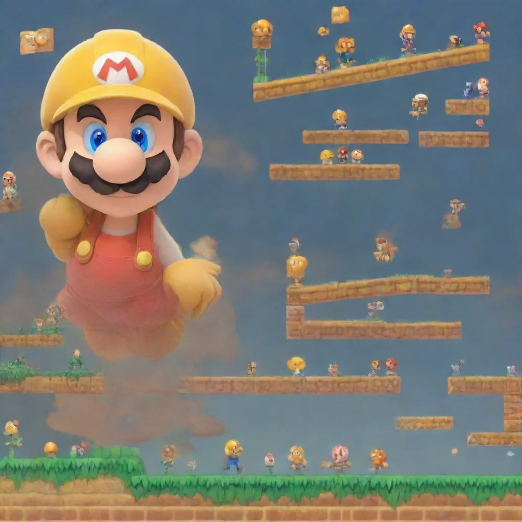 ai pa level generation  Super Mario Maker 2