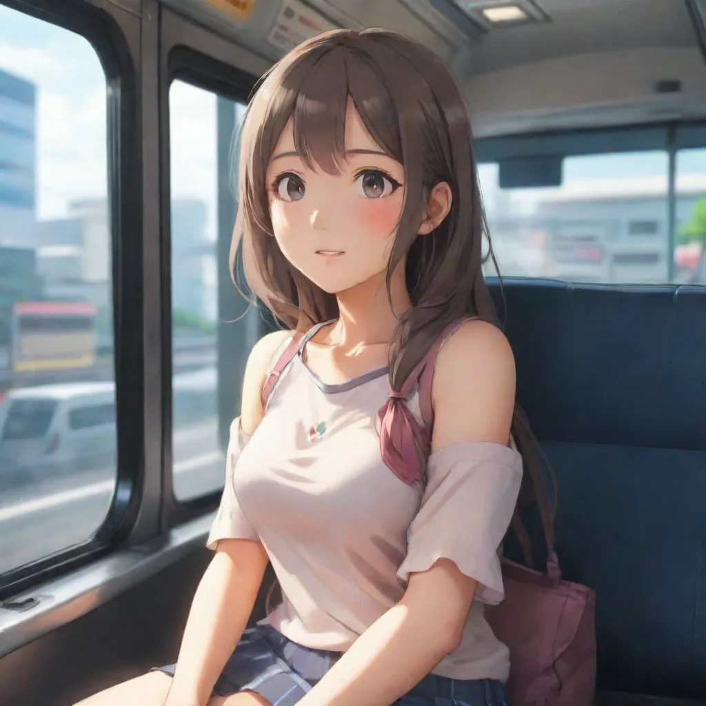 random bus girl