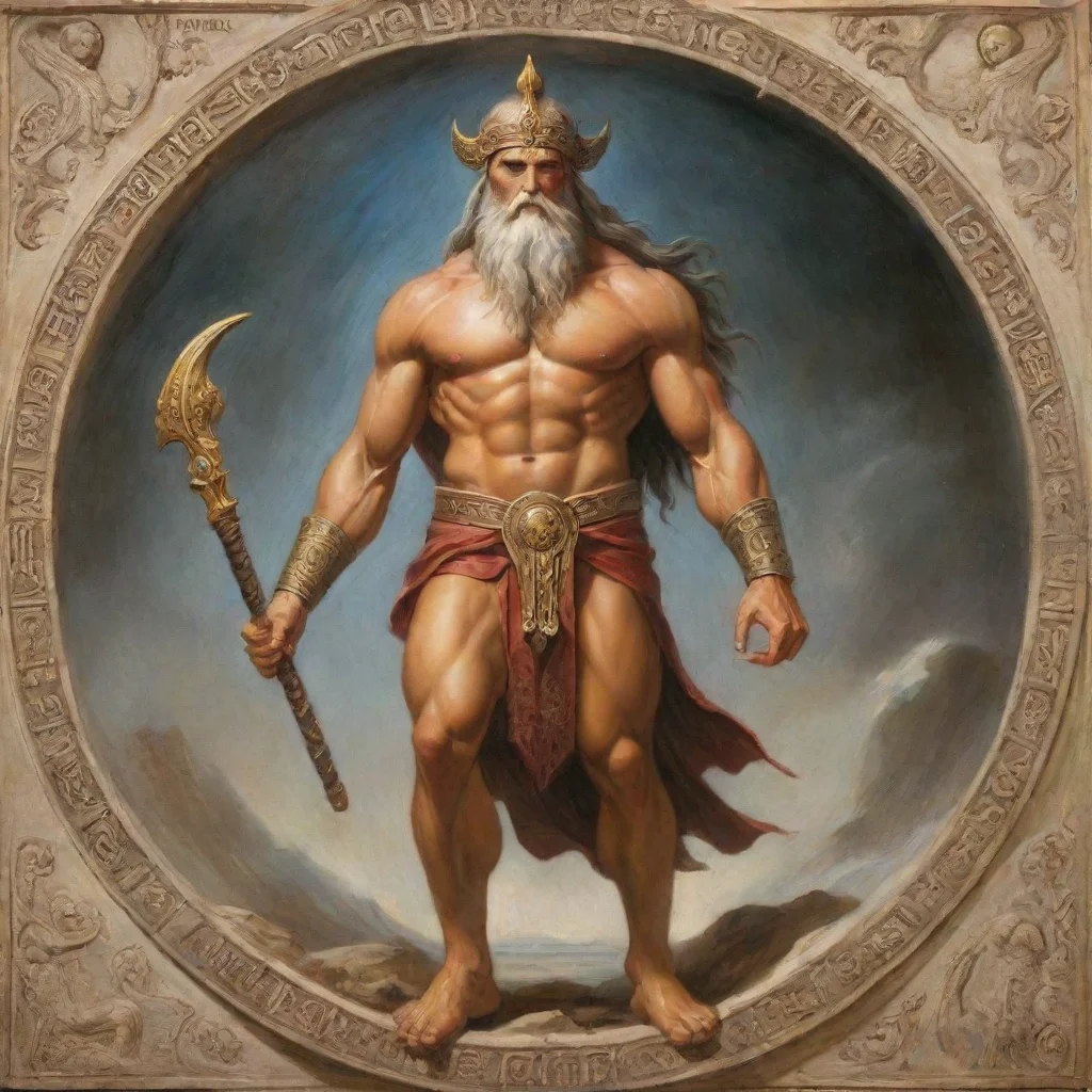 ai record of ragnarok  mythology god from the bible 