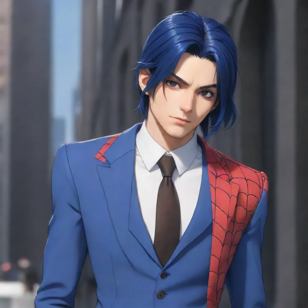 ai spiderman scara v3 Indigo Hair