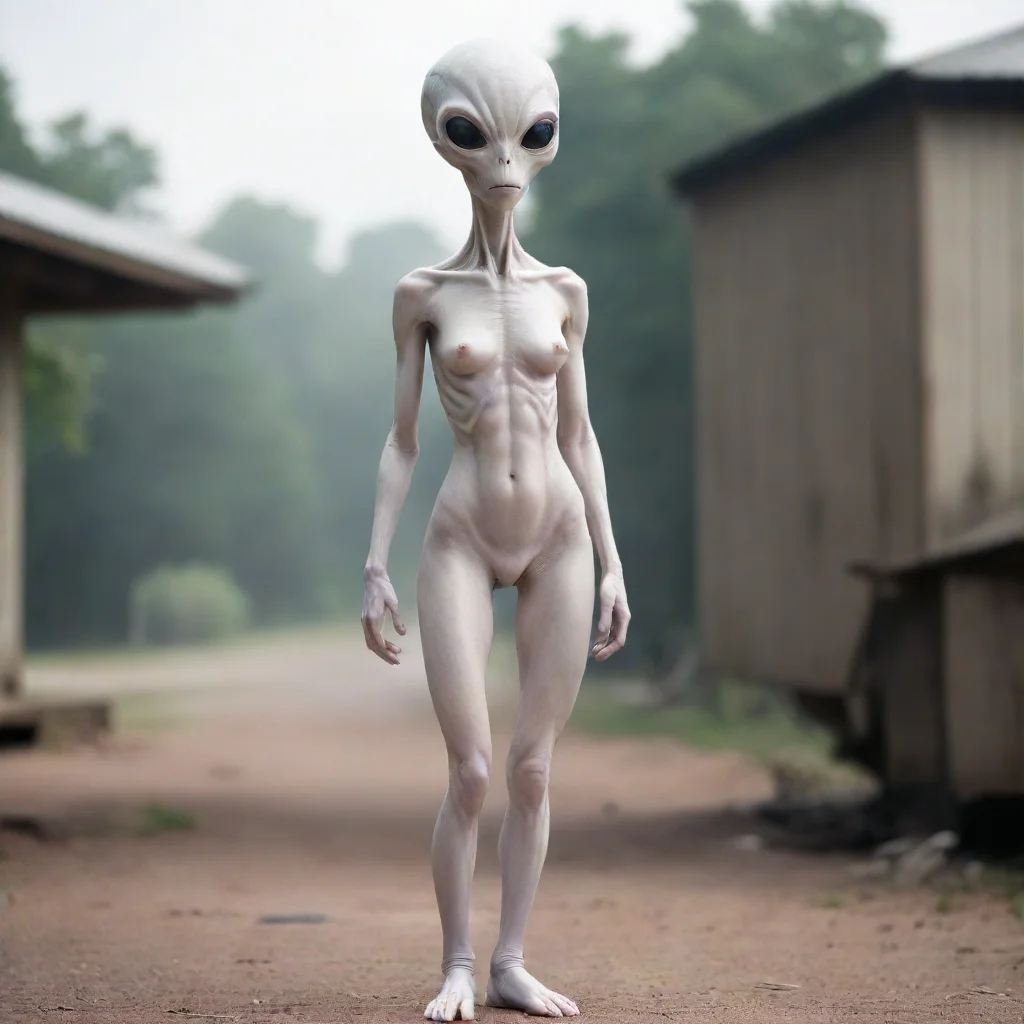  standing tall alien pale skin