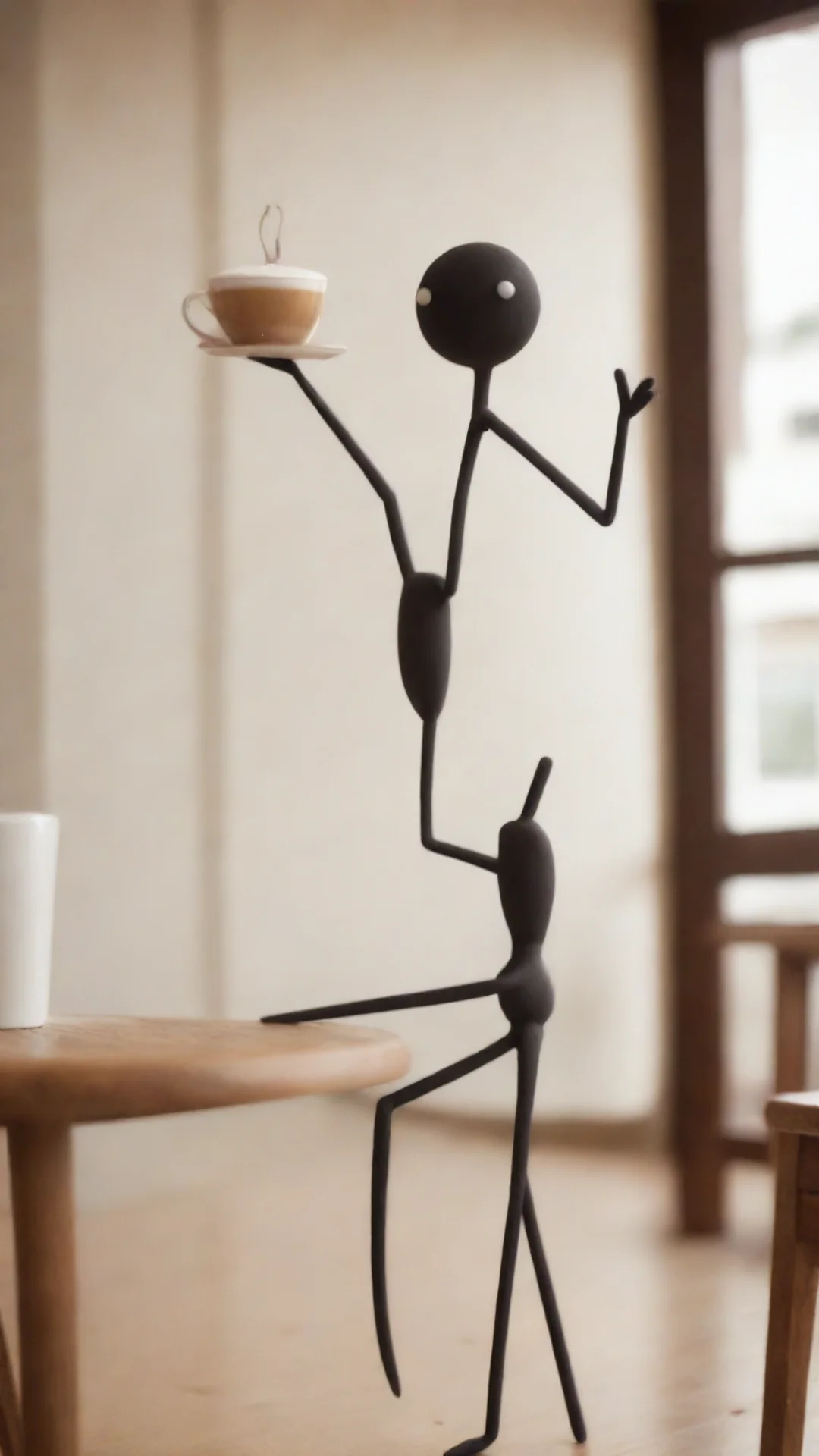  stickman tomando cafe tall