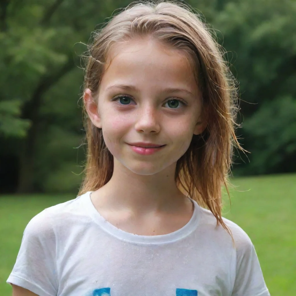 ai tween with wet t shirt