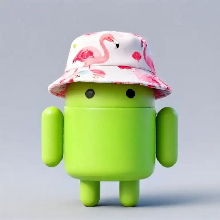 A Lone Android Wearing A