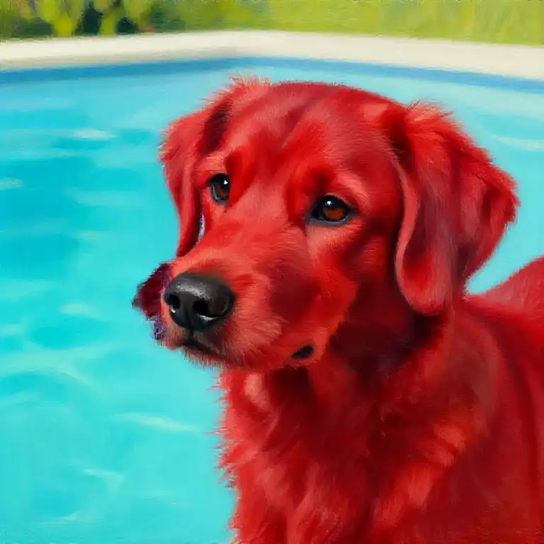 Close Up Of A Red