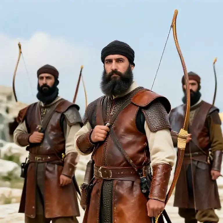 Photorealistic Portrait Of Maronite Archers