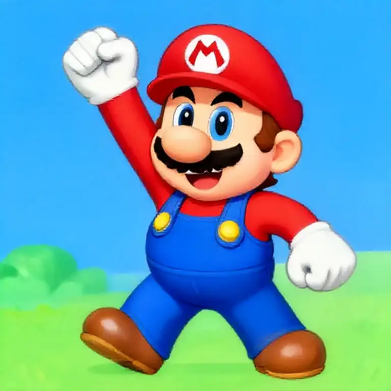  z super mario classic painting 451a809bb5