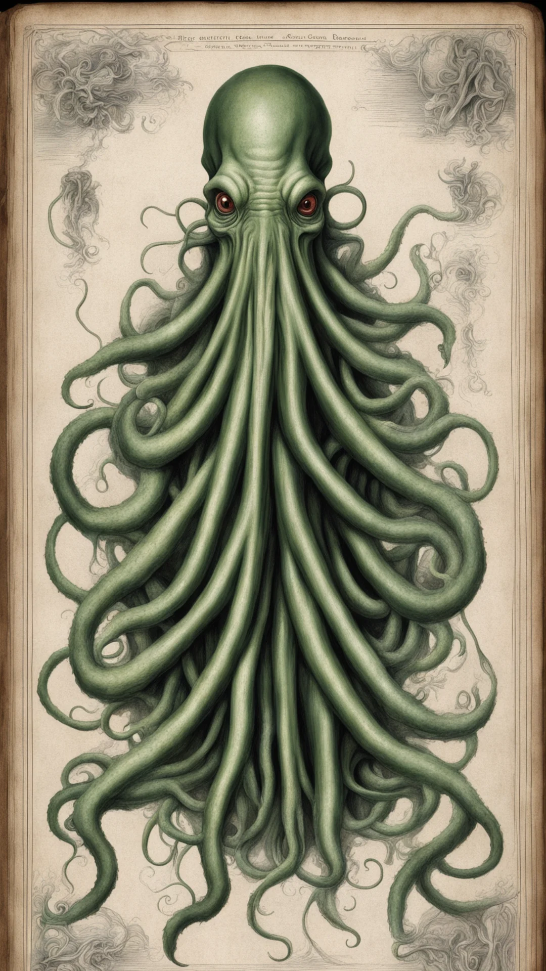 ai1800 era surgical book illustration cthulhu ultrarealistic highly detailed 8k w 1792 h 1024 amazing awesome portrait 2 tall