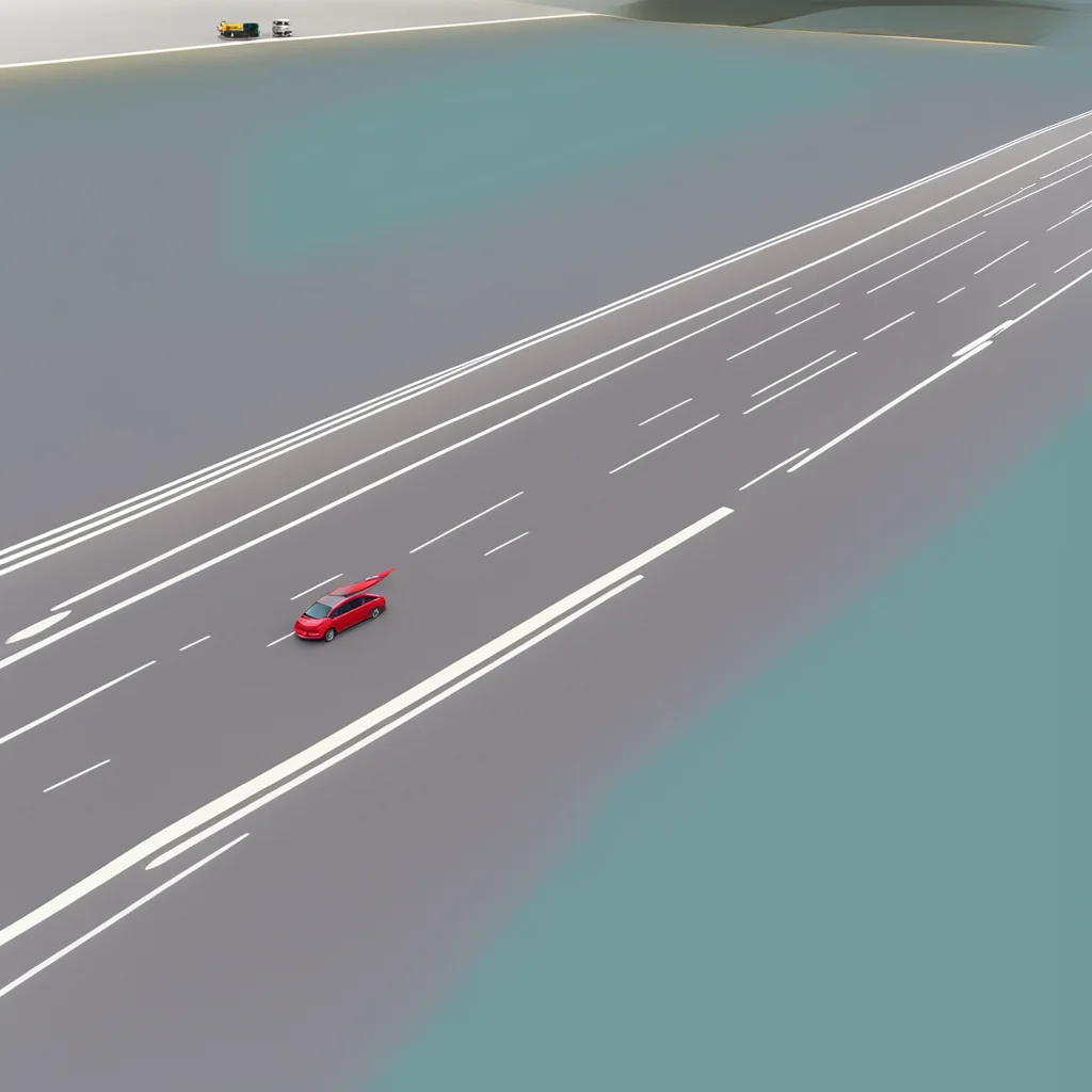ai3 lanes road with 1 right u turn