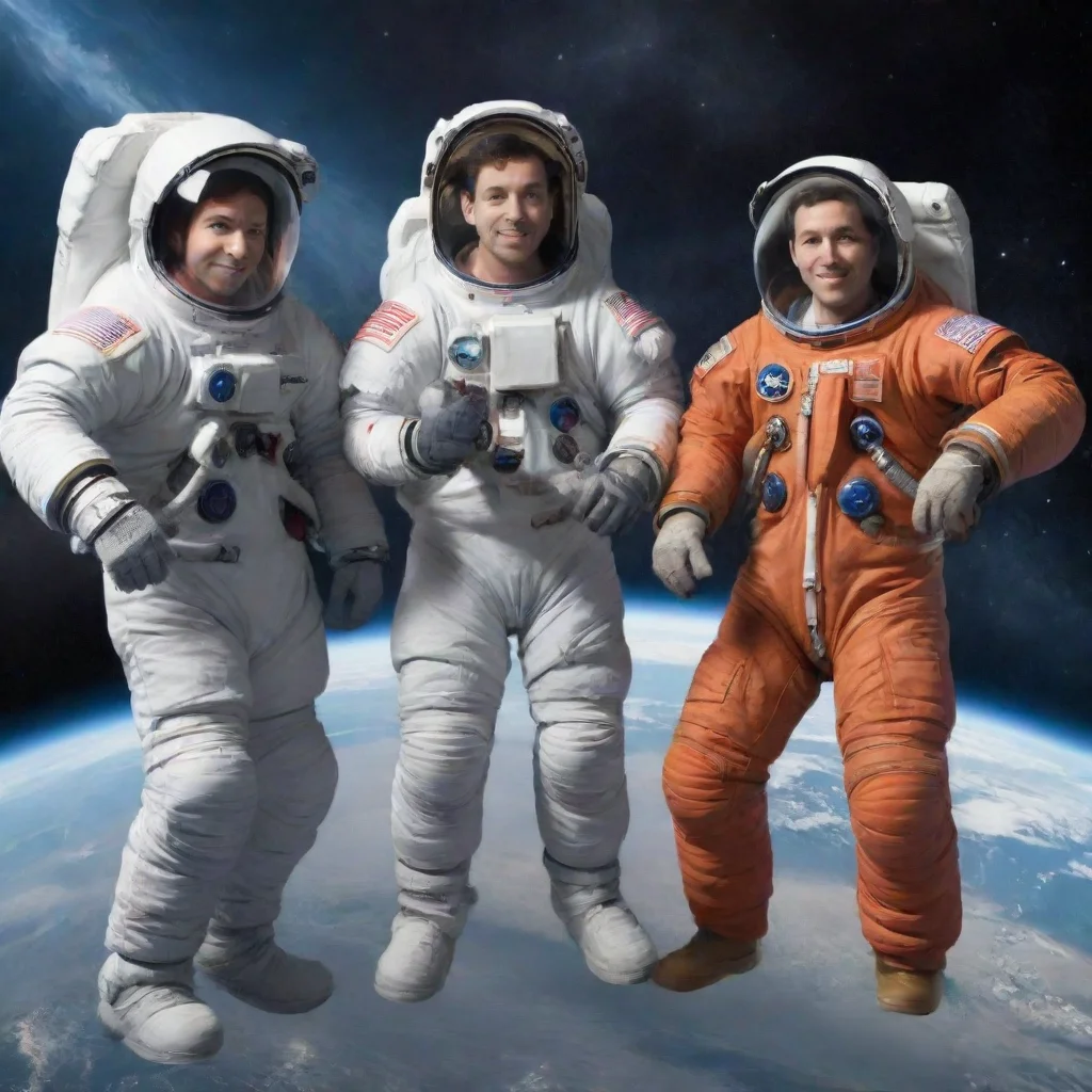 4 friends to fight in space