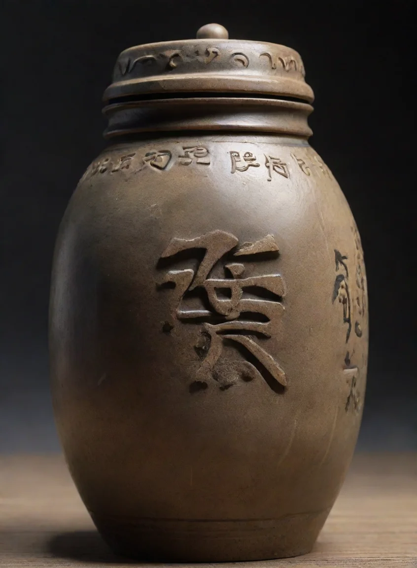 ai4k elden ring warrior jar with japanese writing portrait43