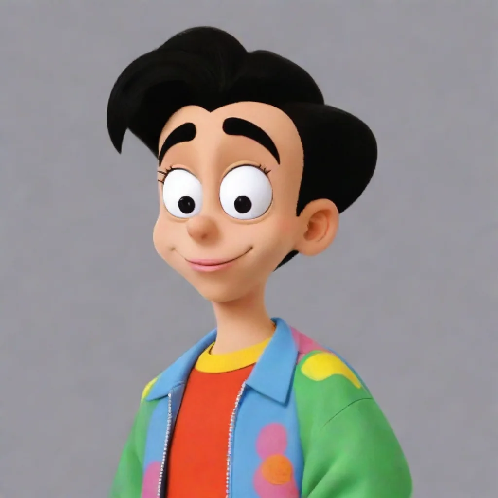 ai90s cartoon character