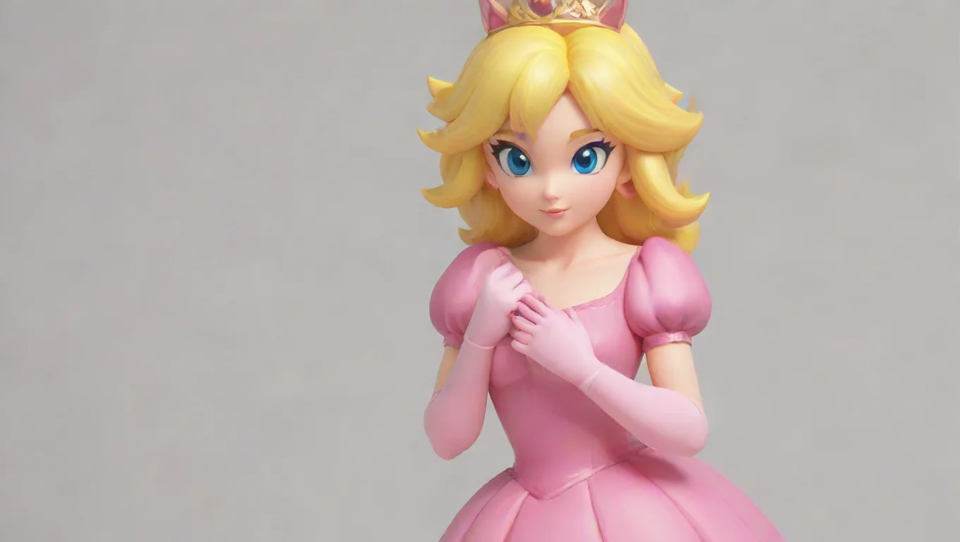 aiBackdrop background environment neutral colors artstation   Princess Peach  Peachs expression turns sympathetic as she wraps her arms around you undefined