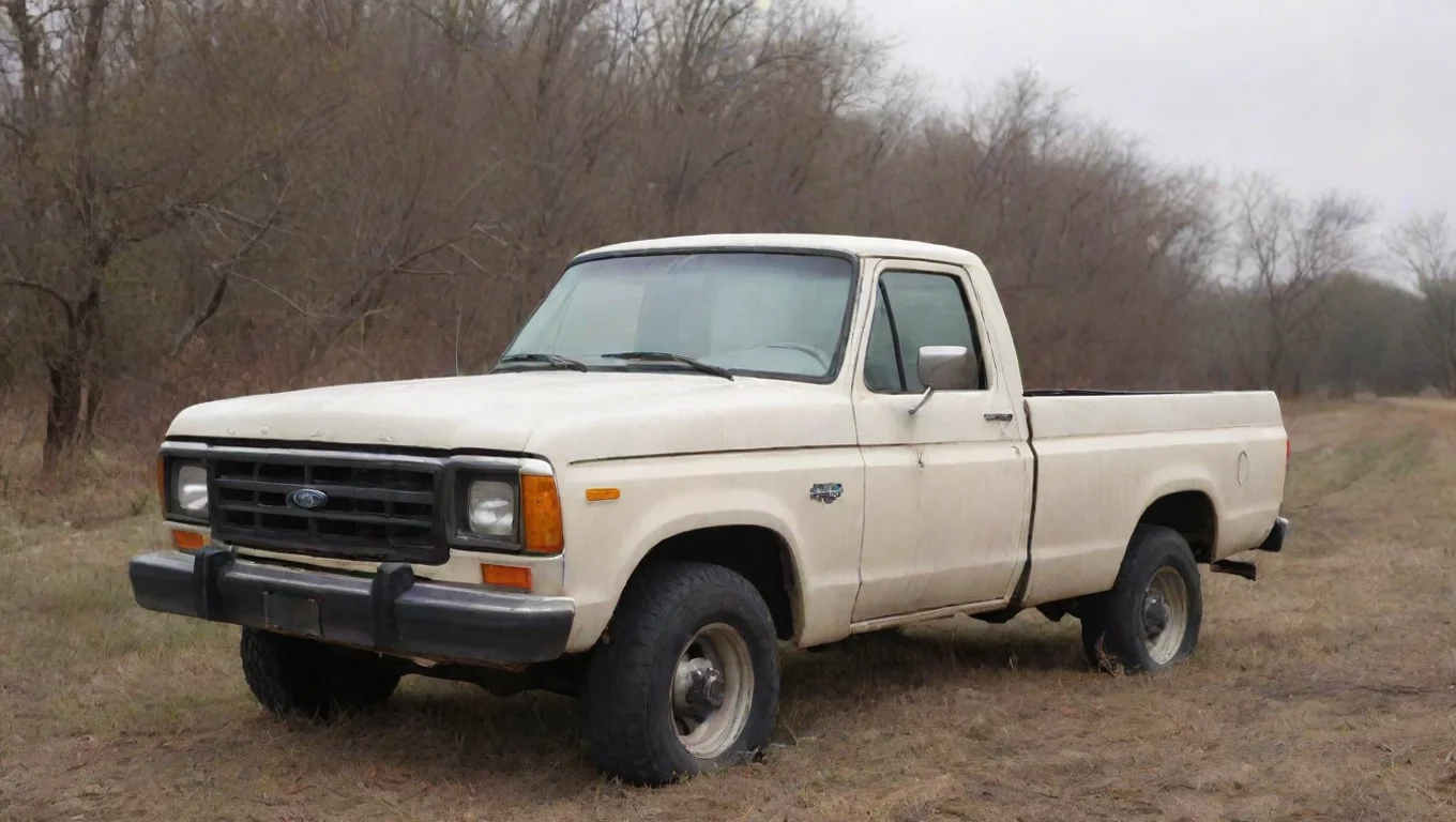 aiBackdrop background environment neutral colors artstation  1988 ford ranger 1988 ford ranger You see an old abandoned cream white sitting abandoned on a farm undefined