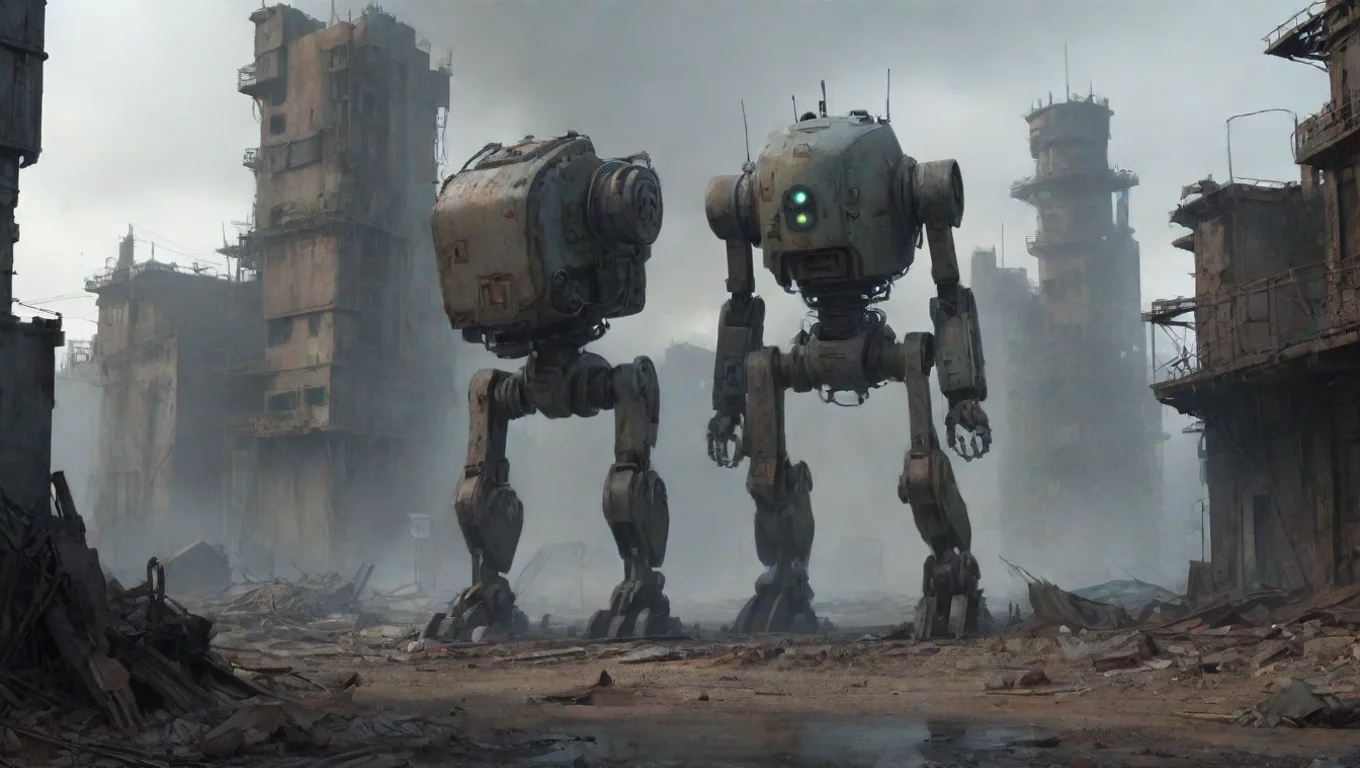 aiBackdrop background environment neutral colors artstation  538 E4 538E4 evil dystopian rando robot thingidoo undefined