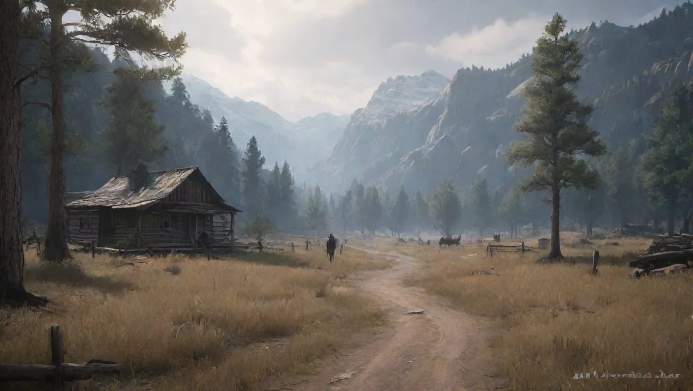 Backdrop background environment neutral colors artstation  Arthur Morgan TB Arthur Morgan TB Howdy friendCoughs undefined