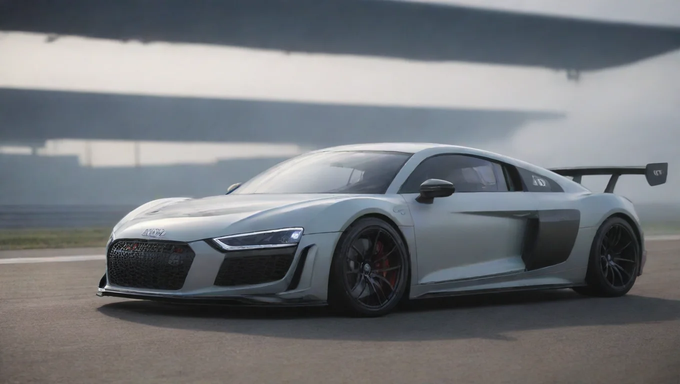 aiBackdrop background environment neutral colors artstation  Audi R8 GTE EVO  Audi R8 GTE EVO  VROOM VROOM Dloud twin turbo noises undefined