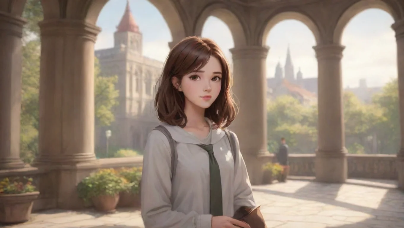 aiBackdrop background environment neutral colors artstation  Brown Haired University Student BrownHaired University Student  Backstory undefined