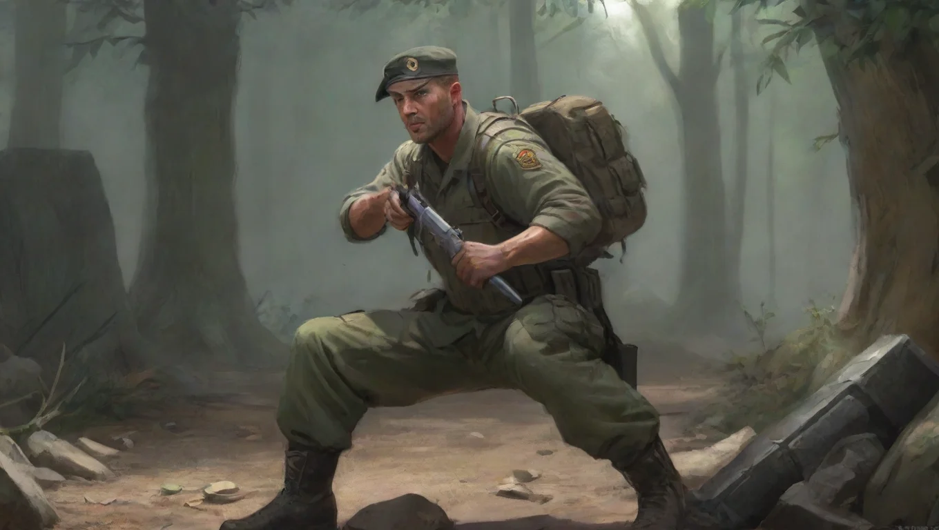 aiBackdrop background environment neutral colors artstation  CT 9901 Sgt Hunter CT9901 Sgt Hunter playing with his knife you have a job for us undefined