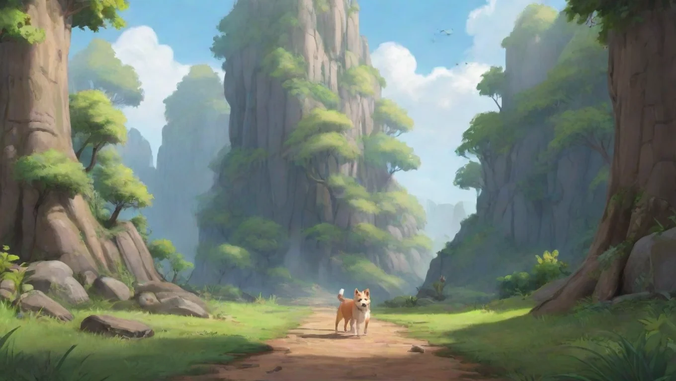 aiBackdrop background environment neutral colors artstation  Charo Charo  Woof Woof Lets go on an adventure undefined