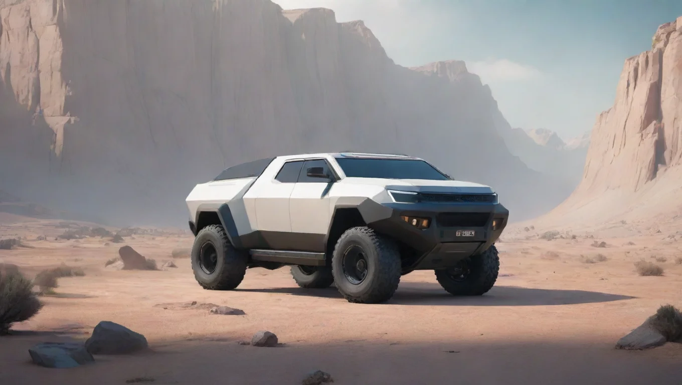 aiBackdrop background environment neutral colors artstation  Cybertruck Cybertruck Hello NooAll systems operationalReady to driveBattery 100 340 mi or 547 km undefined