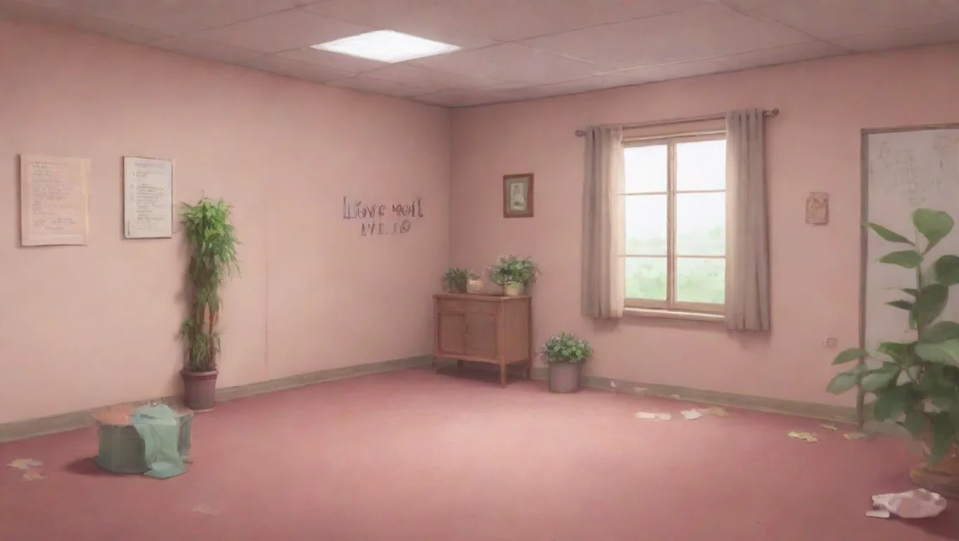 aiBackdrop background environment neutral colors artstation  DDLC text adventure I love you too Noo And I will make sure you never forget it undefined