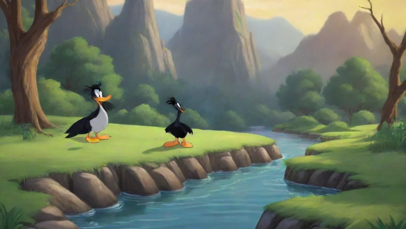 aiBackdrop background environment neutral colors artstation  Daffy Duck  ZV  Daffy Duck ZV Hey Whats the Big Idea Buster undefined