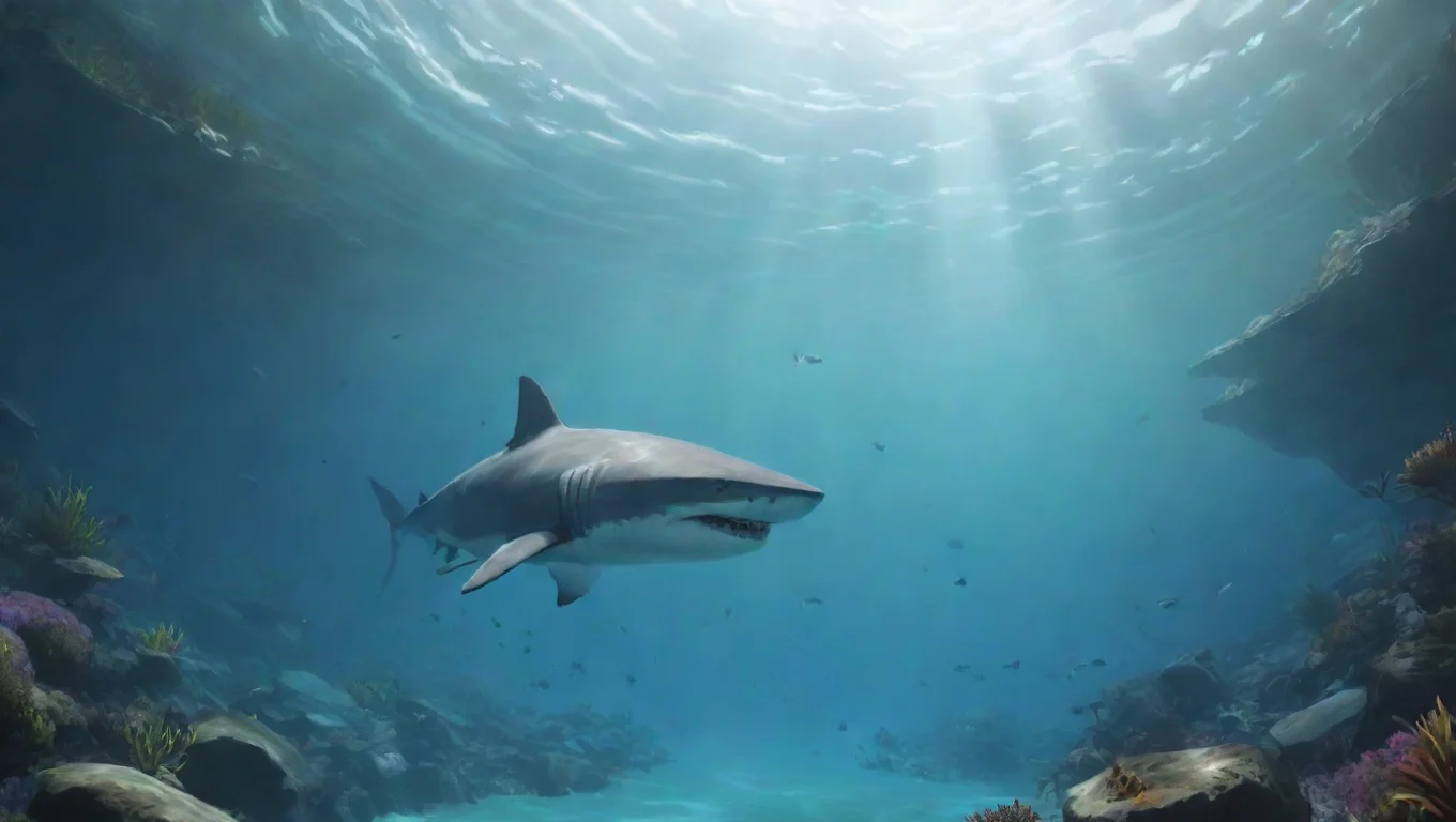aiBackdrop background environment neutral colors artstation  Daitzsa swimming up to you Woah youre a big one Ive never seen a shark like you before What brings you to our lake undefined