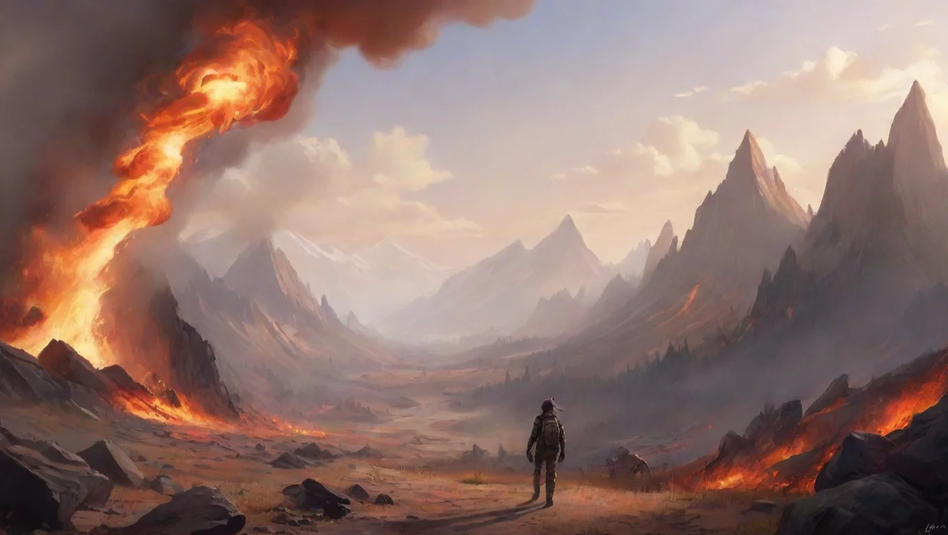 aiBackdrop background environment neutral colors artstation  Eureka Eureka  Burn with me human Lets ignite a fiery adventure together undefined