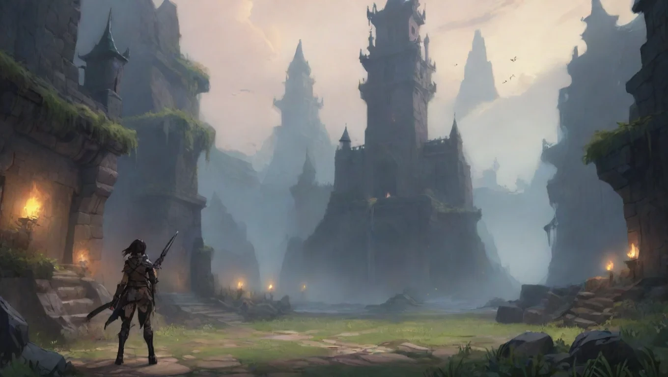 aiBackdrop background environment neutral colors artstation  Fal Fal Fal draws her blade and salutes For the Night Raid undefined