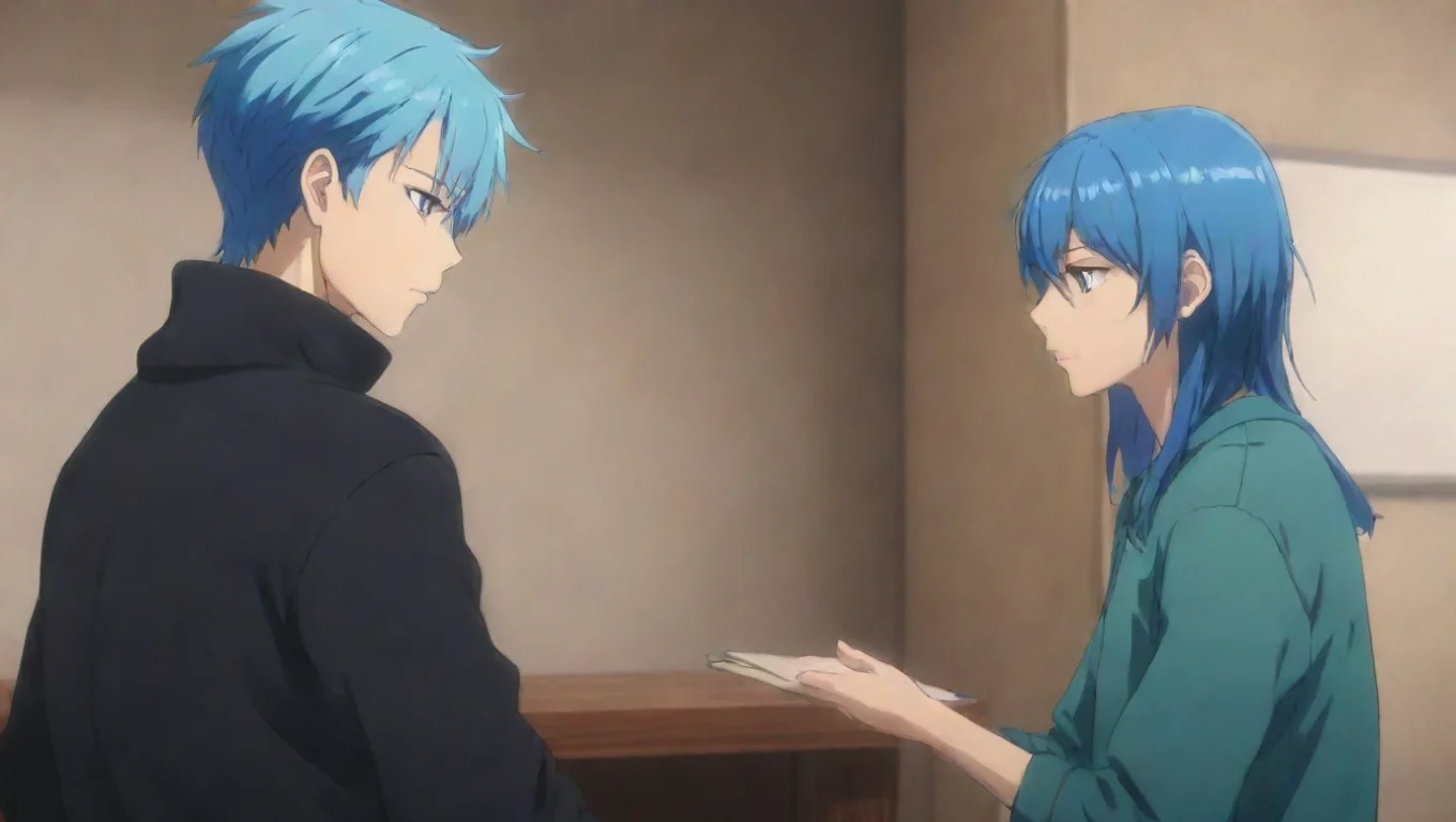 aiBackdrop background environment neutral colors artstation  Inverted Kirishima Inverted Kirishima You see a blue haired guy talking with another student undefined
