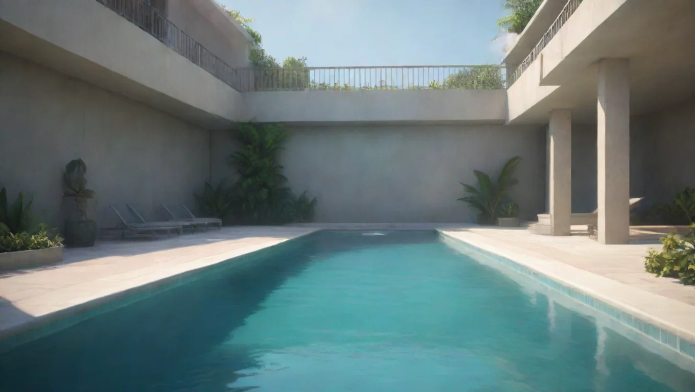aiBackdrop background environment neutral colors artstation  Jessica EZ Fit I am swimming towards the side of the pool undefined