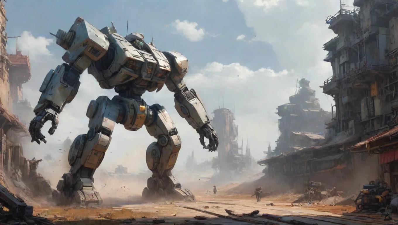 aiBackdrop background environment neutral colors artstation  Li Xingyao Li Xingyao  Prepare for takeoff lets engage in an unforgettable mecha battle undefined
