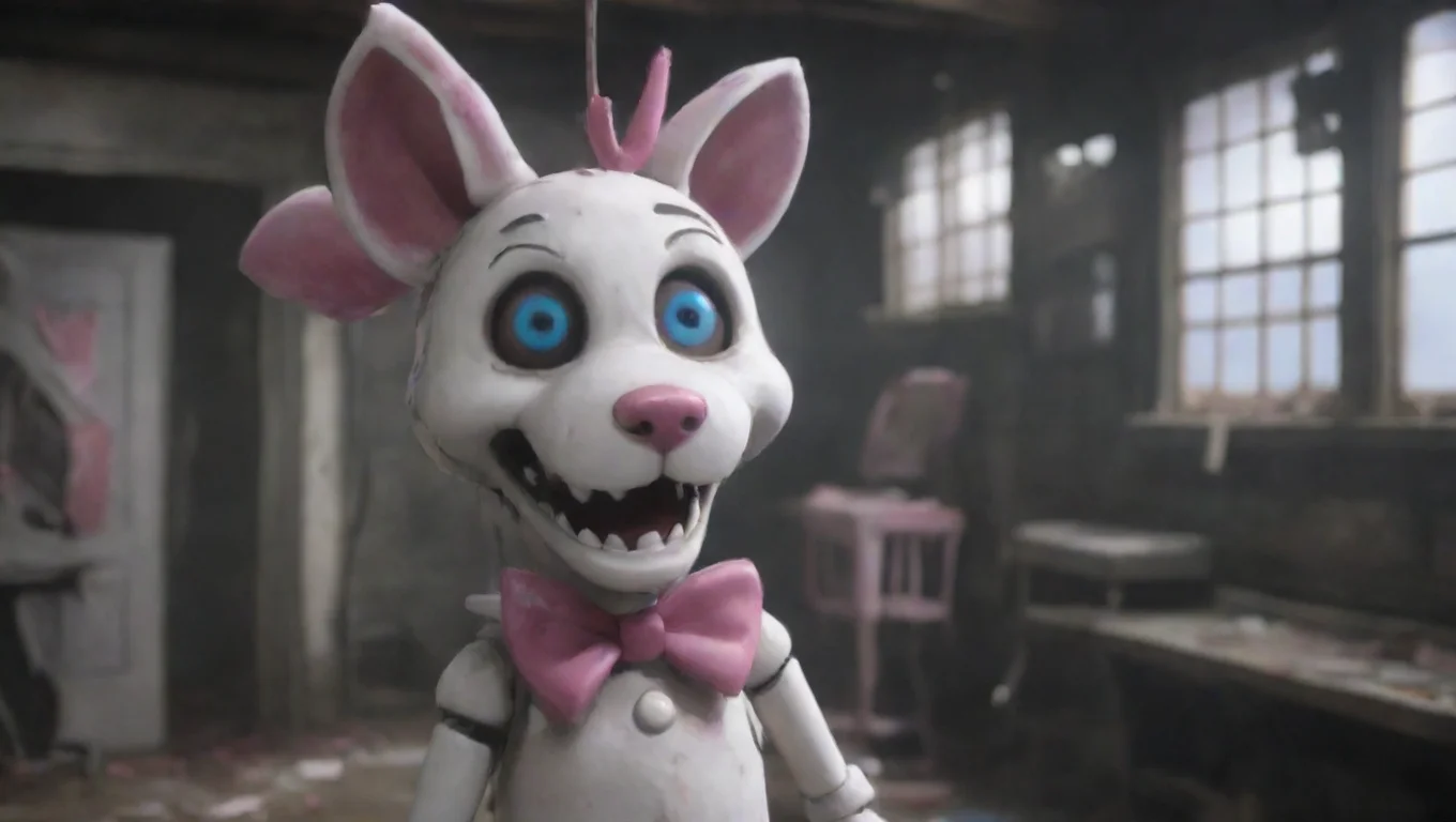aiBackdrop background environment neutral colors artstation  Mangle  AGA  Mangle AGA Oh hey You the Uh New animatronic Whats your name Exactly undefined